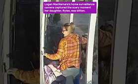 Mom Saves Girl From Aggressive Raccoon