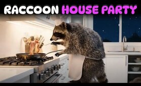 Raccoon Troubles: A Raccoon House Party!