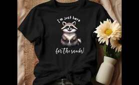 Raccoon Lovers Gift. #raccoonshirt #etsyfinds